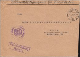 Frei Durch Ablösung Reichsentschädigungsamt Für Kriegsschäden BERLIN 4.8.1926 - Unclassified