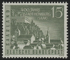 Saarland 436 Stadt Homburg 1958, ** - Unused Stamps