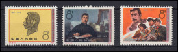 China 1300-1302 Gedenktage Von Lu Xun 1976, 3 Werte, Satz ** / MNH - Sonstige & Ohne Zuordnung