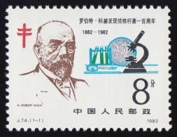 1793 China - Robert Koch Mikroskop Tuberkulose, Postfrisch ** / MNH - Sonstige & Ohne Zuordnung