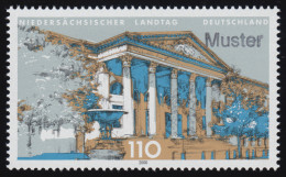 2104 Niedersächsischer Landtag Hannover, Muster-Aufdruck - Variedades Y Curiosidades