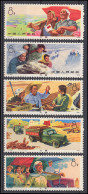 China 1207-1211 Direktiven Für Landarbeiter 1974, 5 Werte, Satz ** / MNH - Andere & Zonder Classificatie