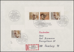 Block 16 Literaturnobelpreisträger 961 Als ZF Auf R-FDC Mit ESSt BONN 16.2.78 - Lettres & Documents