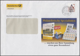 2141 SWK Rathaus Grimma 300 Pf EF Werbe-Brief Spezialitäten FRANKFURT 16.9.02 - Autres & Non Classés