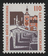 2140 SWK 110/56 10000er-Rolle, Einzelmarke + Nr. ** - Rolstempels