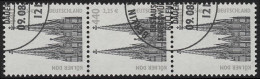 2206 SWK Doppelnominale 440/225, 3er-Streifen + Nr. O - Francobolli In Bobina