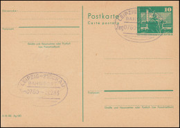 Bahnpost LEIPZIG-ZWICKAU ZUG 0760 - 28.2.83 Auf DDR-Postkarte P 79 - Altri & Non Classificati