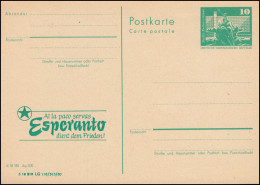 DDR P 79 ESPERANTO Dient Dem Frieden! 1980, ** - Autres & Non Classés