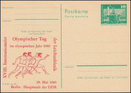 DDR P 79 Olympischer Tag Der Leichtathletik Berlin 1980, ** - Other & Unclassified