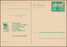 DDR P 79 Ausstellung Im Pionierpalast Berlin 1982, ** - Altri & Non Classificati