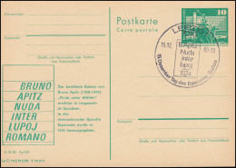 DDR P 79 Bruno Apitz / Esperanto 1980, SSt LEIPZIG Tag Des Esperanto-Buches 1980 - Altri & Non Classificati