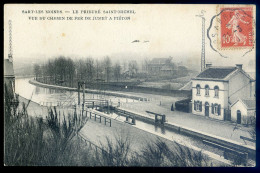 Cpa De Belgique Sart Les Moines -- Le Prieuré Saint Michel - Vue Du Chemin De Fer De Jumet à Piéton      STEP156 - Charleroi