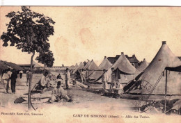02 - Aisne -  Camp De SISSONNE - Allée Des Tentes - Sissonne