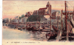76 - Seine Maritime -  LE TREPORT - Le Port A Marée Basse - Le Treport