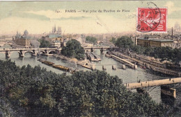 75 -  PARIS - Vue Prise Du Pavillon De Flore - Carte Toilée - Cartas Panorámicas