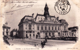 37 - Indre Et Loire -  TOURS - Le Nouvel Hotel De Ville  - 1905 - Tours