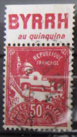 Timbre à Bande Publicitaire Algérie Mosquée De La Pêcherie 50 C Rouge N° 79A. Carnet Pub Publicité Byrrh - Autres & Non Classés