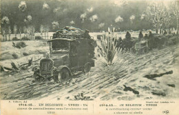 Top Promotion 2 Cpa YPRES IPER. Convoi Ravitaillement Sous Les Obus Et Les Halles - Ieper