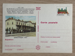 Cod 029/97 GARA Pitești 1910 - Postal Stationery