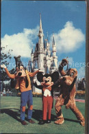 72173835 Walt_Disney_World Fantasyland Mickey Mouse Goofy Pluto Cinderella Castl - Autres & Non Classés