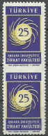 Turkey; 1959 25th Anniv. Of The Agriculture Faculty Of Ankara University ERROR "Partially Imper." - Ongebruikt