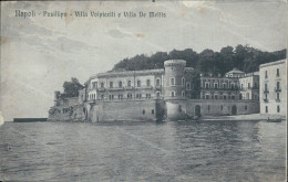 Cs383 Cartolina Napoli Citta' Posillipo Villa Volpicelli E Villa De Mellis 1931 - Napoli