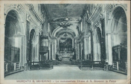 Cs384 Cartolina Mercato S.severino Chiesa Di S.giovanni In Palco Salerno 1933 - Salerno