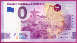 0-Euro XEHA 2022-19 MINIATUR WUNDERLAND HAMBURG - RIO DO JANEIRO - Privatentwürfe