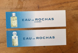 Carte Rochas Eau De Rochas Espagne  (2) - Modernes (à Partir De 1961)