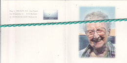Martha Vanstaen-Van De Voorde, Warneton-Waasten 1908, Merksem 2005. Foto - Obituary Notices