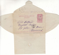 Belgique - Lettre De 1901 - Entier Postal - Oblit Beveren - Exp Vers Anvers - Fine Barbe - - Carte-Lettere