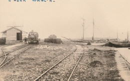 L'ABER WRAC'H - Locomotive En Gare, Voiliers à Quai -  TIRAGE PHOTO Non Daté - CPA TBon état - Andere & Zonder Classificatie