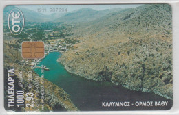 GREECE 2001 ISLAND OF KALYMNOS VATHI BAY - Greece