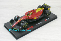 BURAGO - FERRARI F1-75 - GP ITALIE MONZA 2022 - N°16 LECLERC - BU36831LM - 1/43 - Burago