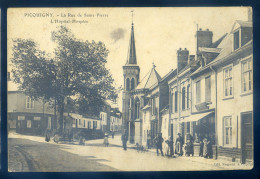 Cpa Du 80 Picquigny -- La Rue De Saint Pierre -- L' Hospital Hospice --- Cachet Au Dos 2ème Armée    STEP156 - Picquigny