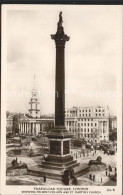 72157778 London Trafalgar Square Nelsons Column And St Martins Church - Sonstige & Ohne Zuordnung