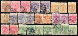 3113. 1901-1903 KING ALEXANDER # 59-67. 26 CLASSIC ST. LOT - Serbia