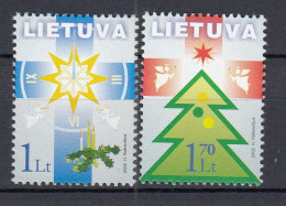 LITHUANIA 2002 Christmas MNH(**) Mi 804-805 #Lt1027 - Lituania