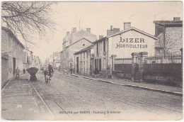 51 - CHALONS-sur-MARNE -  Faubourg St-Antoine - 1909 - Cheval Tirant Un Wagonet / LIZER HORTICULTEUR - Châlons-sur-Marne