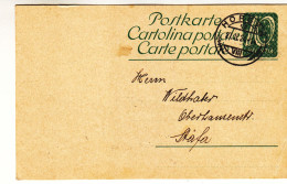 Suisse - Carte Postale De 1924 - Entier Postal - Oblit Horgen - Exp Vers Stäfa - - Lettres & Documents