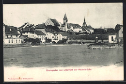 AK Bremgarten, Sicht Von Unterhalb Der Reussbrücke  - Bremgarten