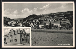 AK Rückershausen /Aar, Ortsansicht Und Gasthaus Nassauer Hof  - Other & Unclassified