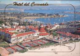 72152495 Coronado_Beach Hotel Del Coronado Fliegeraufnahme - Otros & Sin Clasificación