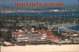 72152494 Coronado Hotel Del Coronado Fliegeraufnahme - Otros & Sin Clasificación