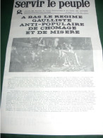 EVENEMENTS MAI 1968 : " SERVIR LE PEUPLE " N° SPECIAL 21 DU 13 MAI 1968 - 1950 à Nos Jours