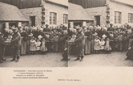 PENMARCH - Une Distribution De Soupe à L'usine Saupiquet à Kérity Pendant La Misère En Bretagne - STEREO - CPA TBon état - Penmarch