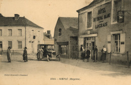 SIMPLE - Hôtel Du Cheval Blanc - Prop. Logeais - Voiture Années 20 - Animé - TBE - Autres & Non Classés