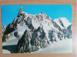 Cartolina ITALIA  VALLE D' AOSTA COURMAYEUR DENTE DEL GIGANTE  Italy Postcard ITALIEN Ansichtskarten - Aosta