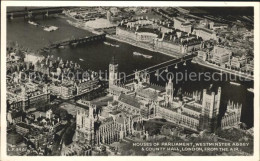 72132849 London Fliegeraufnahme Westminster Abbey - Sonstige & Ohne Zuordnung