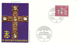 Germany 1962 German Catholic Day, Hanover.  Mi 381   FDC - Covers & Documents